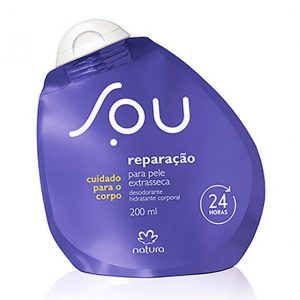 Desodorante Hidratante Corporal Reparação para Pele Extrasseca SOU - 200ml